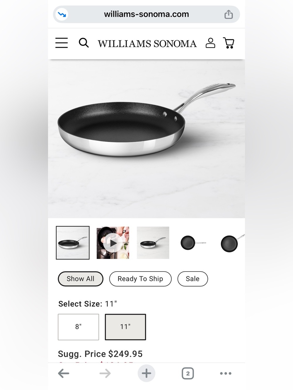 New scanpan fry pan